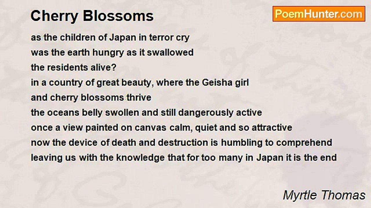 Myrtle Thomas - Cherry Blossoms