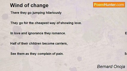 Bernard Onoja - Wind of change