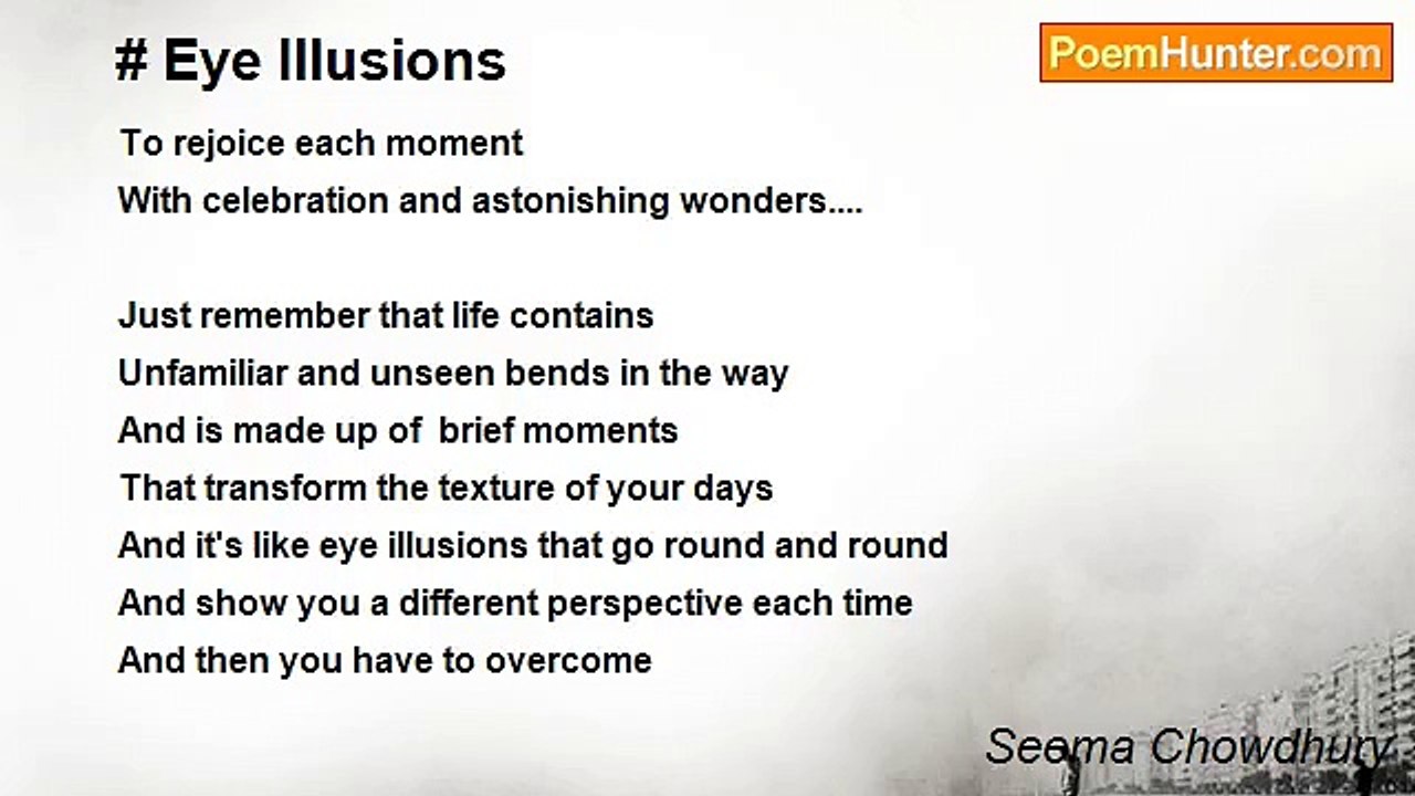 Seema Chowdhury - Eye Illusions