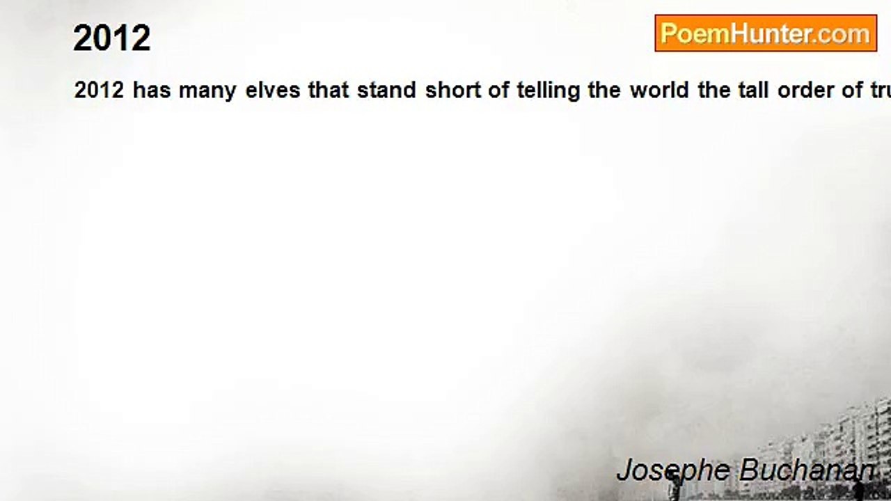 Josephe Buchanan - 2012