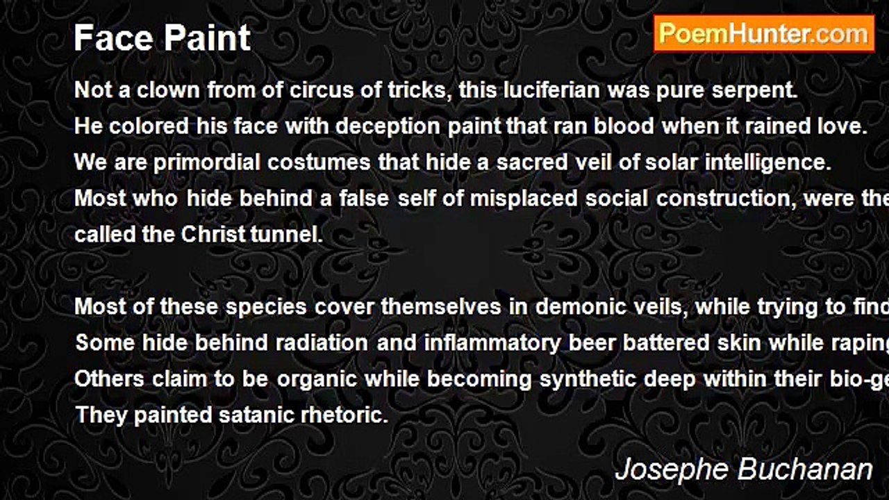 Josephe Buchanan - Face Paint