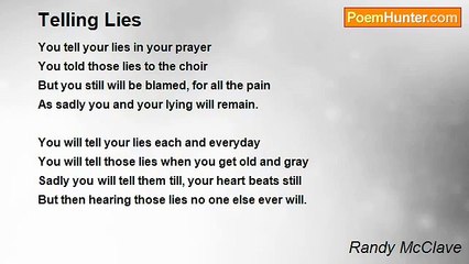 Randy McClave - Telling Lies