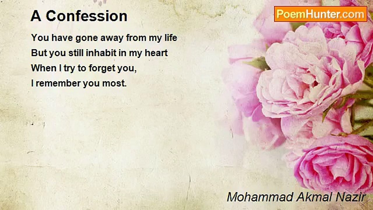 Mohammad Akmal Nazir - A Confession