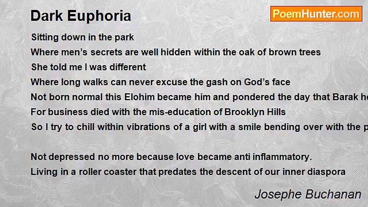 Josephe Buchanan - Dark Euphoria