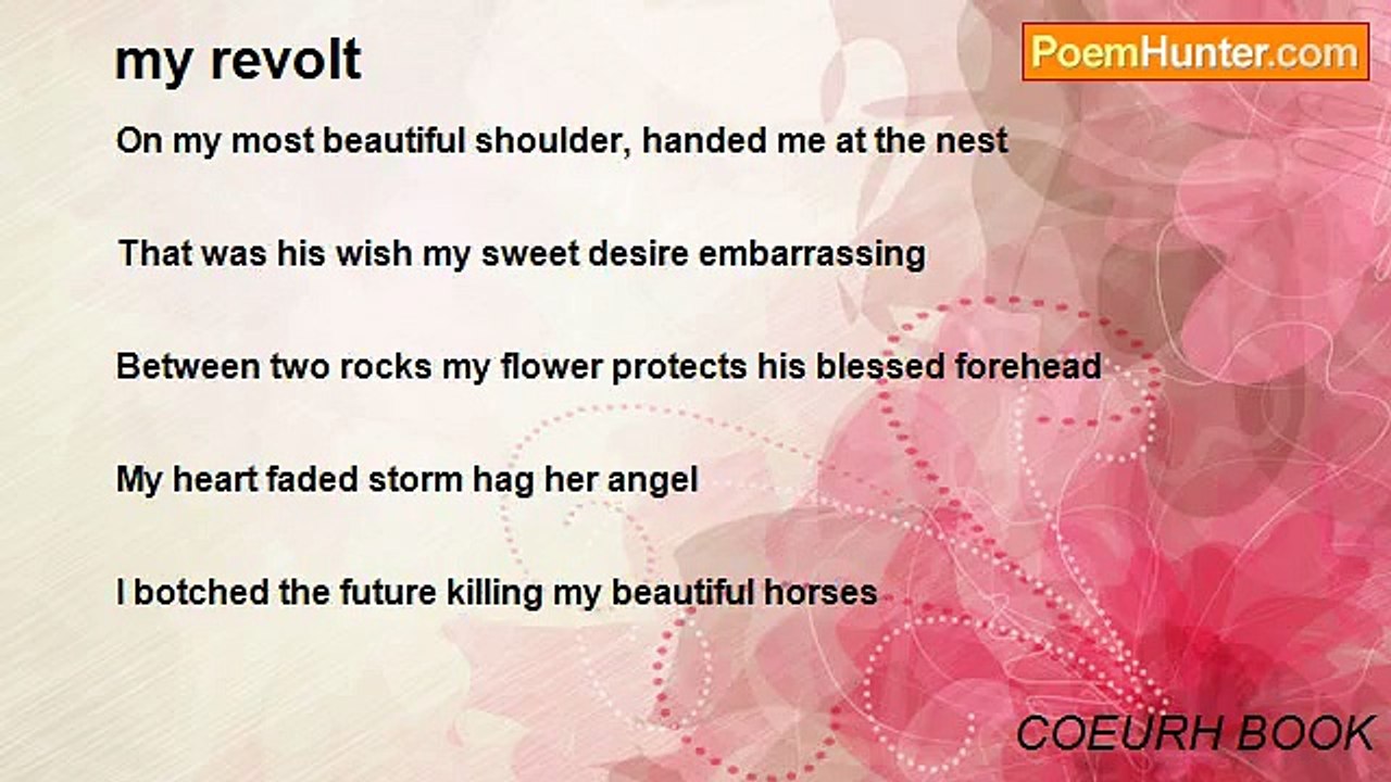 COEURH BOOK - my revolt