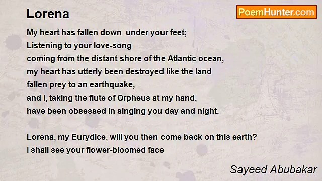 Sayeed Abubakar - Lorena