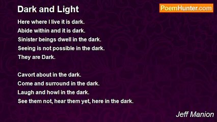 Jeff Manion - Dark and Light