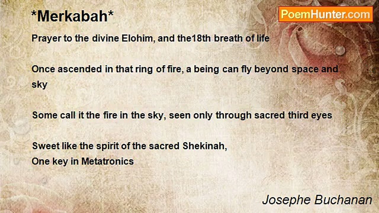 Josephe Buchanan - *Merkabah*