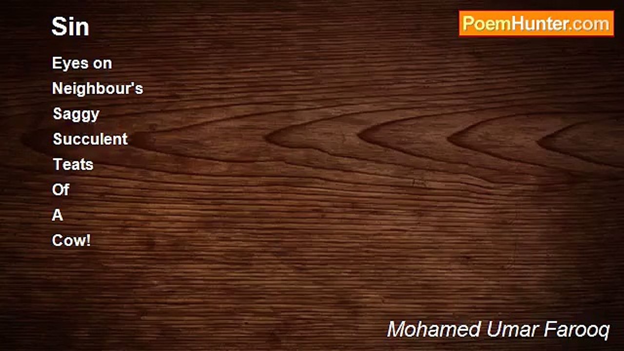 Mohamed Umar Farooq - Sin