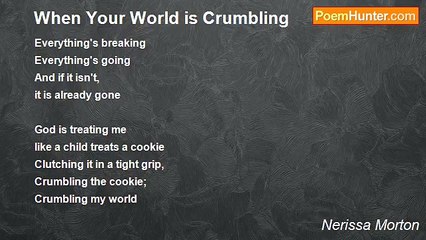 Nerissa Morton - When Your World is Crumbling