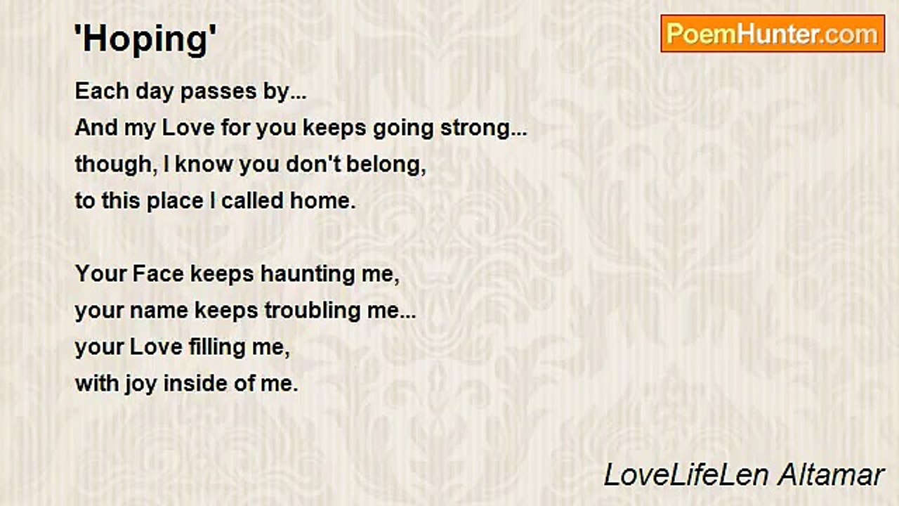 LoveLifeLen Altamar - 'Hoping'