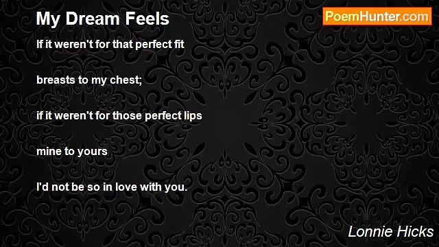 Lonnie Hicks - My Dream Feels