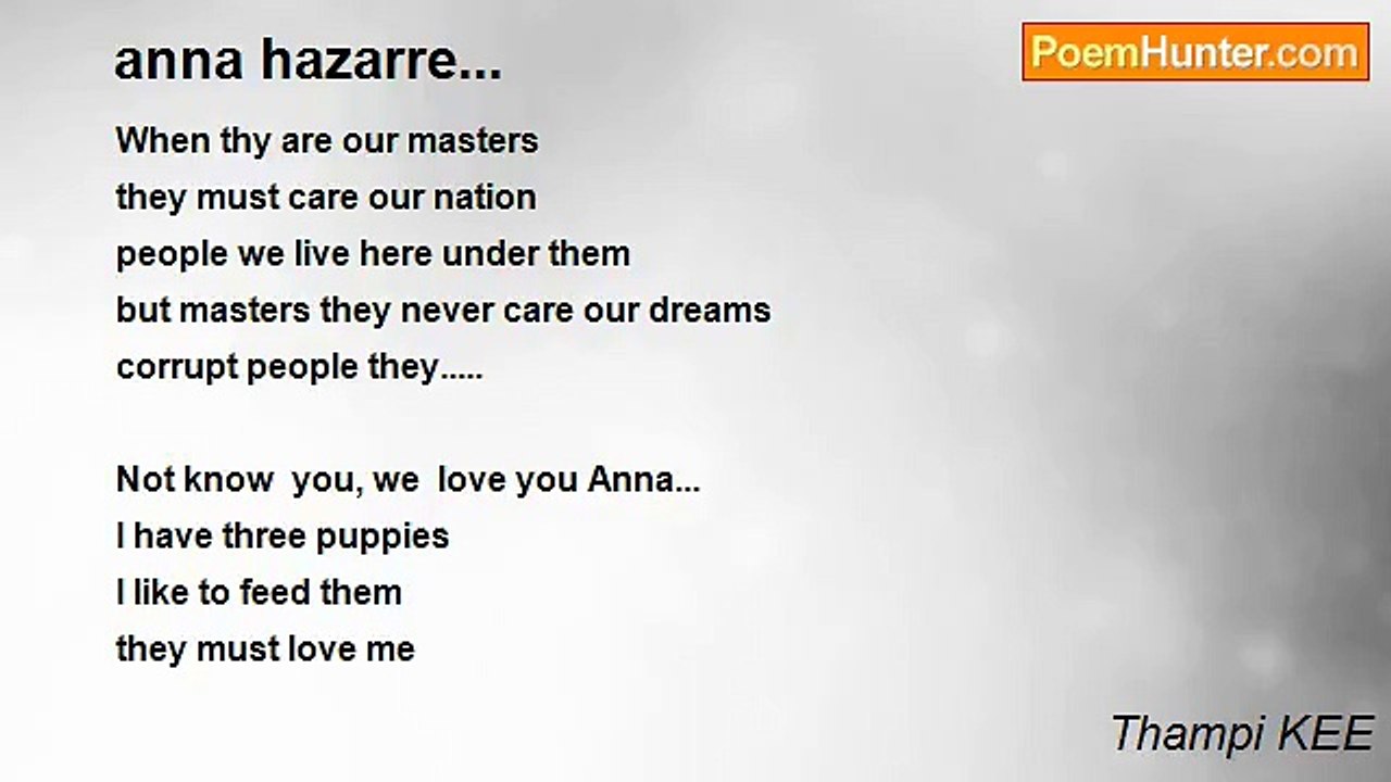 Thampi KEE - anna hazarre...
