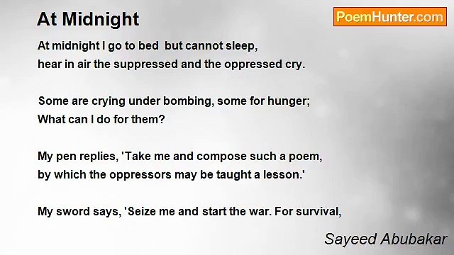 Sayeed Abubakar - At Midnight