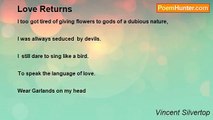 Vincent Silvertop - Love Returns