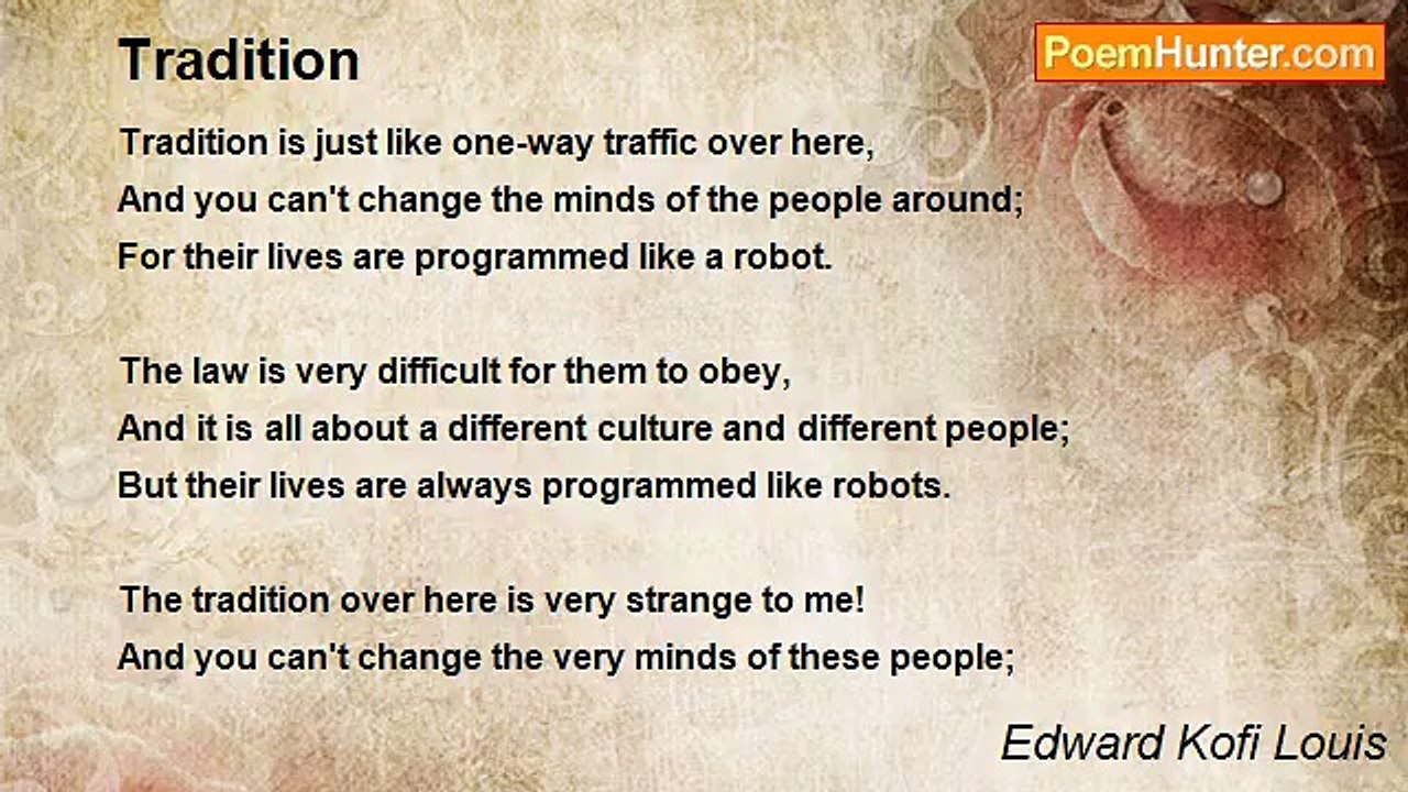 Edward Kofi Louis - Tradition