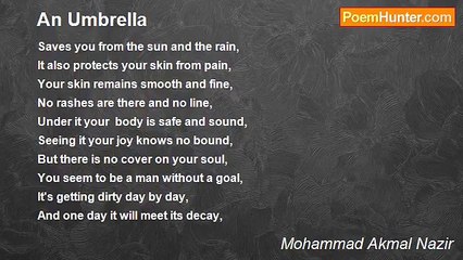 Mohammad Akmal Nazir - An Umbrella