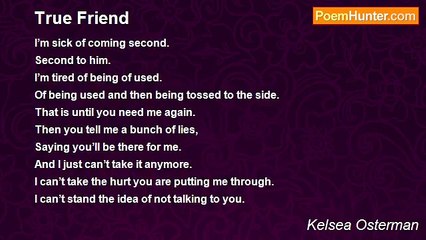 Kelsea Osterman - True Friend