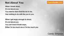 Candy Simpson - Not About You