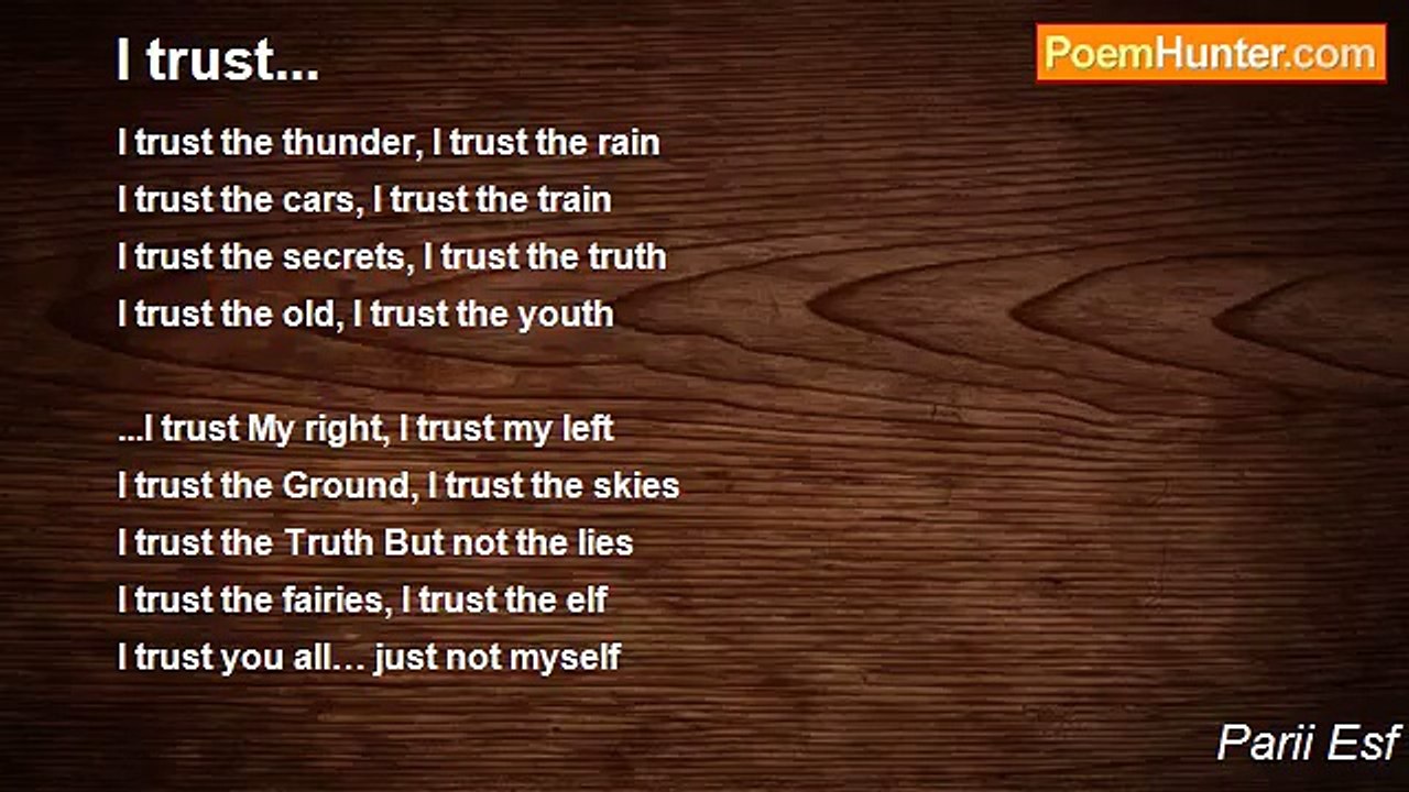 Parii Esf - I trust...