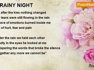 flona flona - A RAINY NIGHT