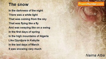 Naima Atba - The snow