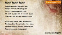 Rekha Mandagere - Rush Rush Rush
