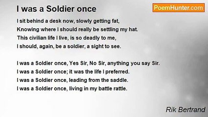Rik Bertrand - I was a Soldier once