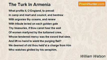 William Watson - The Turk In Armenia