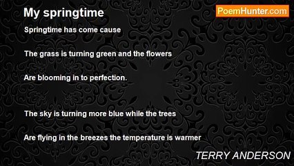 TERRY ANDERSON - 	My springtime