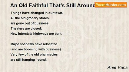 Anie Vans - An Old Faithful That’s Still Around