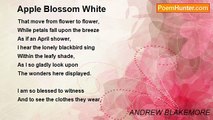 ANDREW BLAKEMORE - Apple Blossom White
