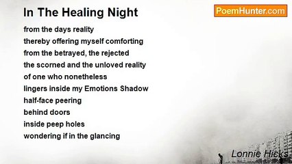 Lonnie Hicks - In The Healing Night