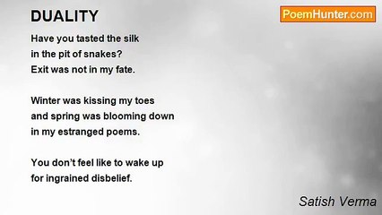 Satish Verma - DUALITY