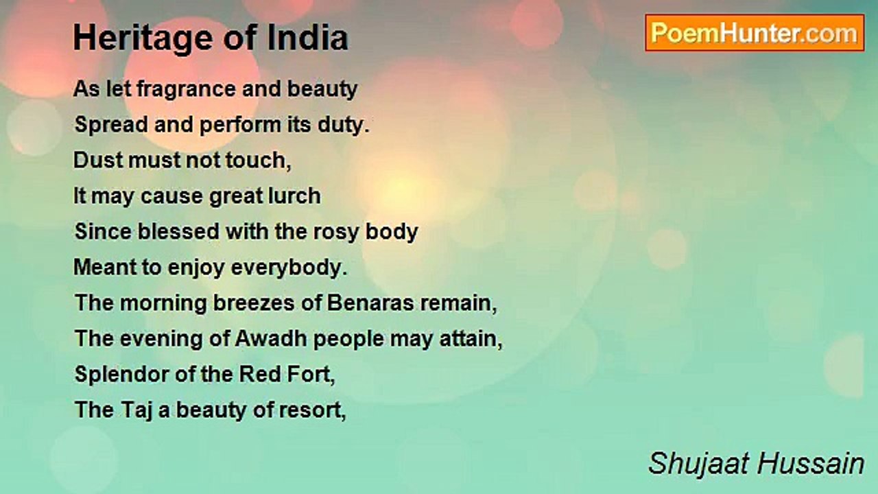 Shujaat Hussain - Heritage of India