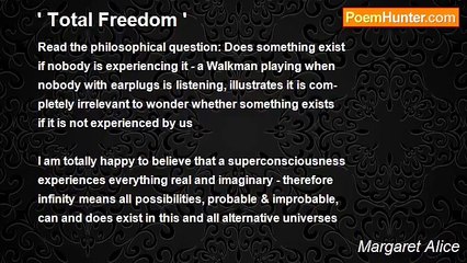 Margaret Alice - ' Total Freedom '
