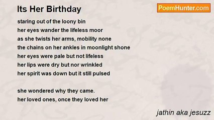 jathin aka jesuzz - Its Her Birthday