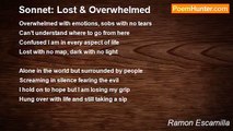 Ramon Escamilla - Sonnet: Lost & Overwhelmed