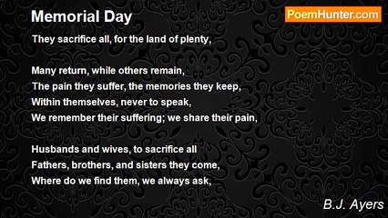 B.J. Ayers - Memorial Day