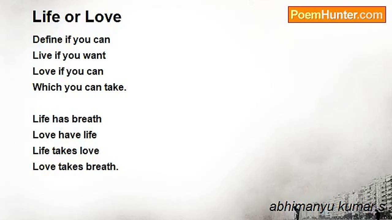 abhimanyu kumar.s - Life or Love