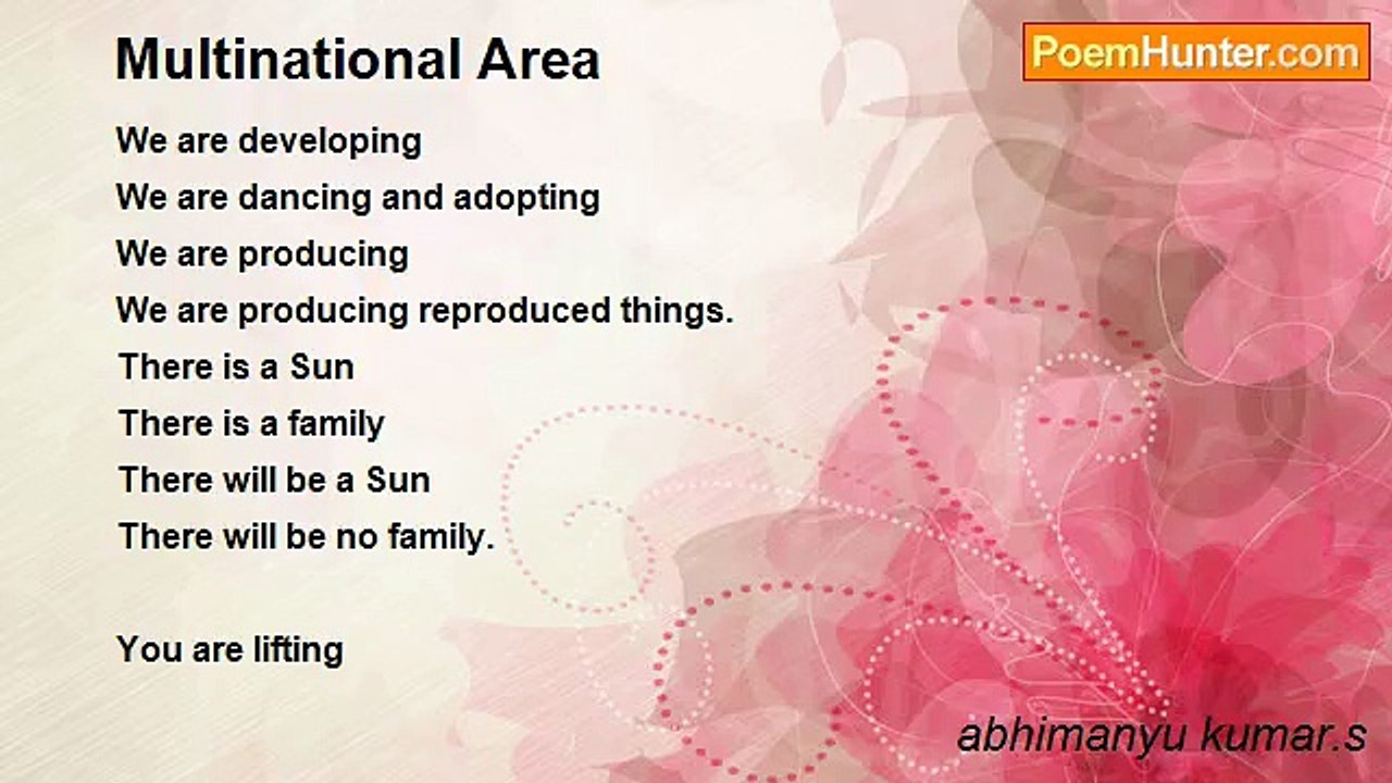 abhimanyu kumar.s - Multinational Area