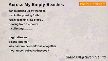 BladesongRaven Gehrig - Across My Empty Beaches
