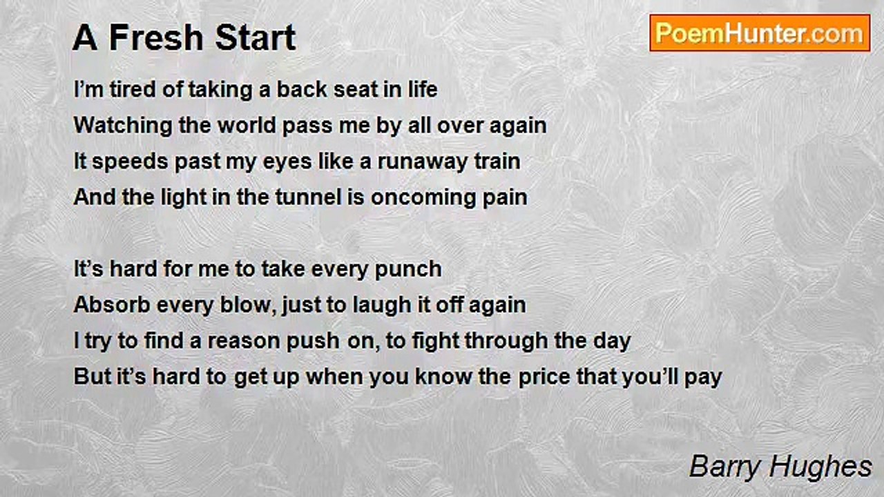 Barry Hughes - A Fresh Start
