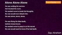 Saju Abraham - Alone Alone Alone