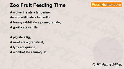 C Richard Miles - Zoo Fruit Feeding Time