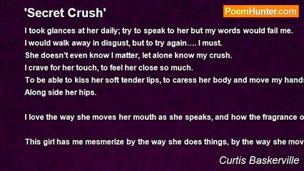 Curtis Baskerville - 'Secret Crush'