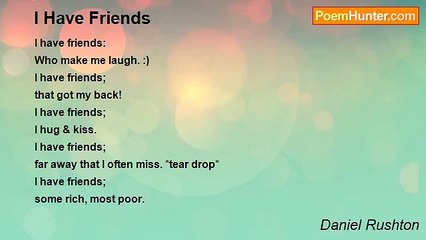 Daniel Rushton - I Have Friends
