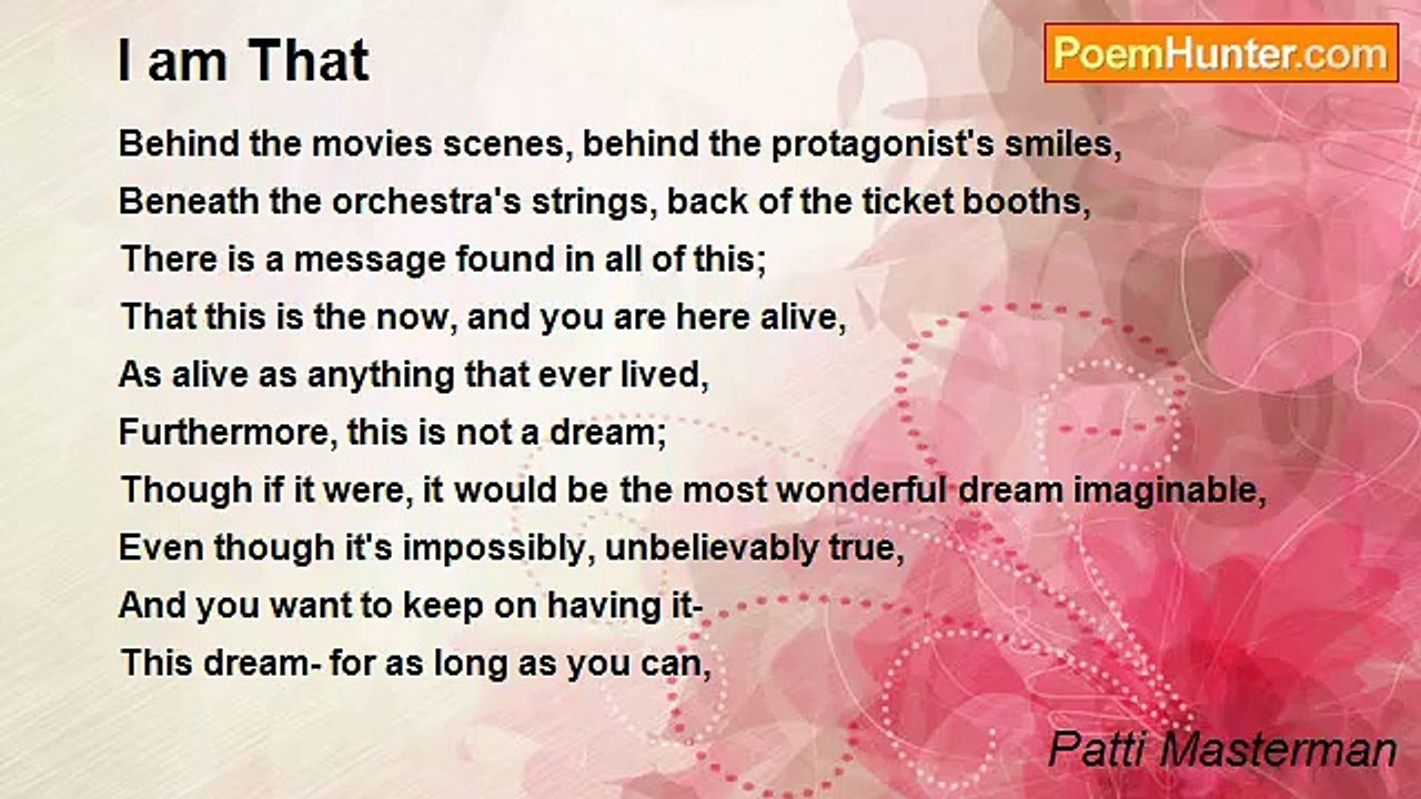 Patti Masterman - I am That
