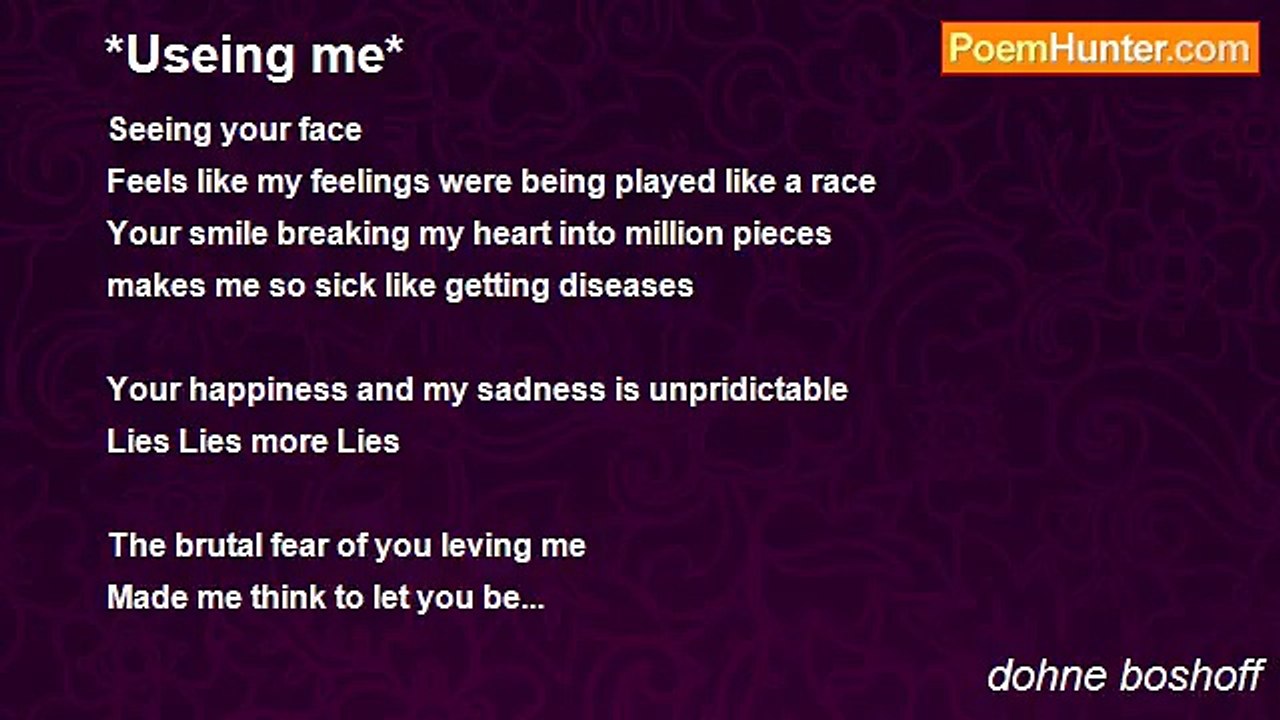 dohne boshoff - *Useing me*