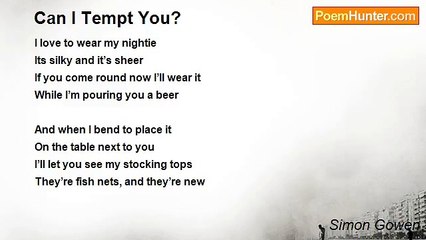 Simon Gowen - Can I Tempt You?